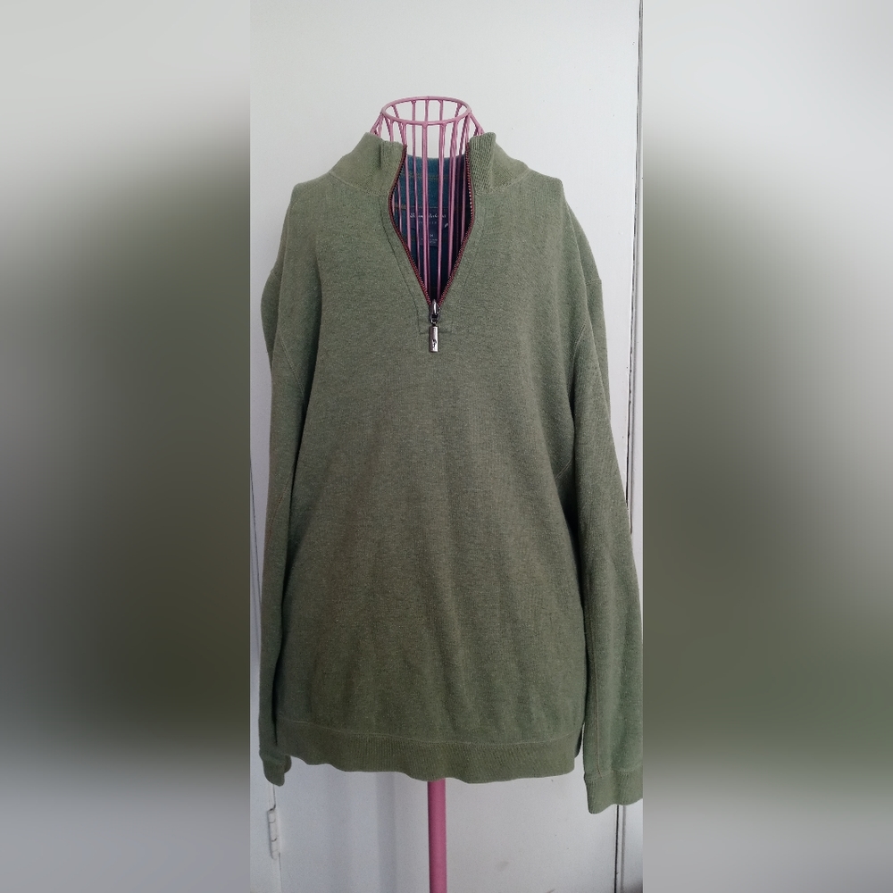 Tommy Bahama Reversible Sweater Half Zip up